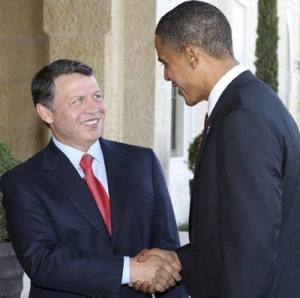 King Abdullah of Jordan have got Obama to support the «Saudi Peace» plan for the Middle East