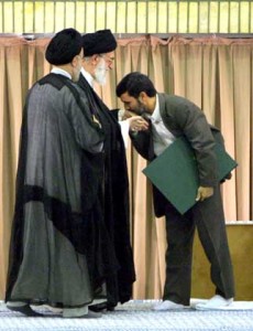 Also President Ahmadinejad is in the «kissing business». His idol is the Ayatollah. 