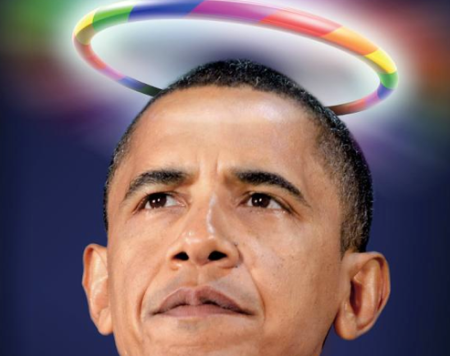 If Obama is an "angel", he do not represent God of the Bible. 