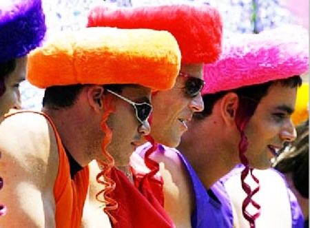 Gays in Israel mocks Judaism and Ultra Orthodox Jews. 
