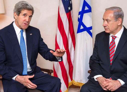 John Kerry is trying to lay a trap around the neck of Benjamin Netanyahu and the Jewish people. 
