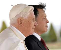 The Pope and King Abdullah of Jordan