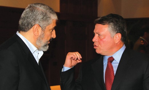 The leader of the Hamas and the King of Jordan will both face an iron first if they try to destroy Israel. 