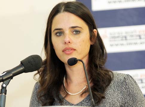 Bayit Yehudi faction chairwoman Ayelet Shaked