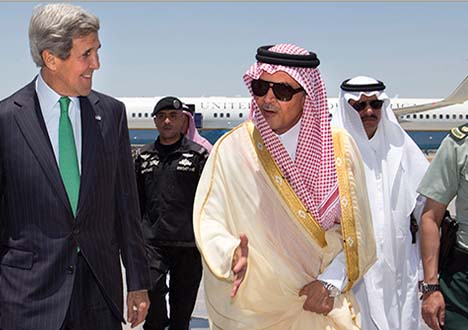 John Kerry and prince Faisal agree that Saudi women do best not driving. 