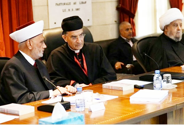 Maronite Patriarch Beshara Rai host a religious sumit in Lebanon. 